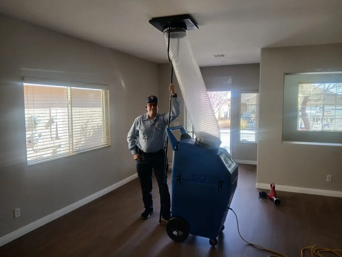 Professional Dryer Vent Cleaning work inside a Le Mars home
